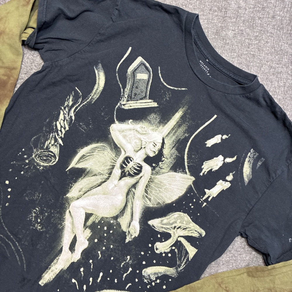 Melanie Martinez Portals T-Shirt Women Medium Black Long Sleeve Fairy Graphic